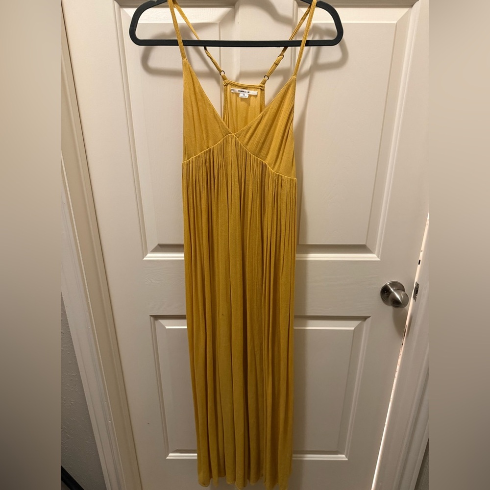 O'Neill Mustard Yellow Maxi Dress